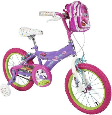 China Popular 2022 Children's Bicycle Girl 16 Inch Wheels With Purple Training Wheels For More Than 2 Years for sale