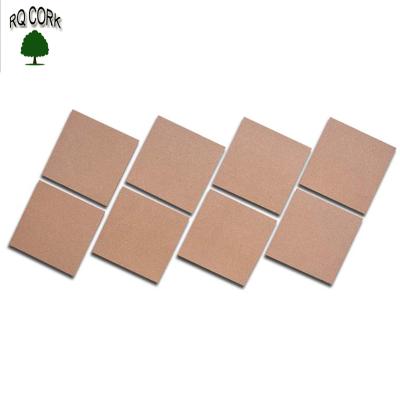 China Message Board RQ CLOSE UP Self Adhesion Cork Sheet Picture Wall Natural Color Messge Board With Self Adhesion for sale