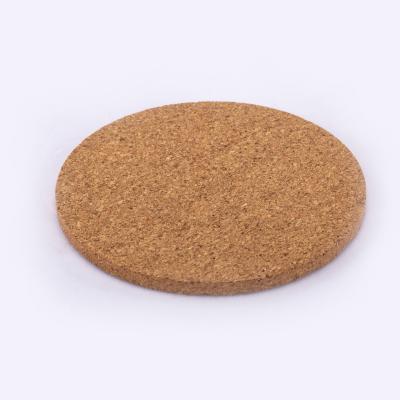 China Sustainable Factory Price Square Cork Coaster Customized Round Cork Drink Coaster for sale