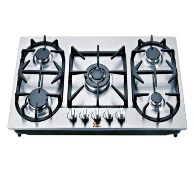 China Household Cheap Built-in 5 Burner Hotpoint Gas Hob For Kitchen Appliance for sale