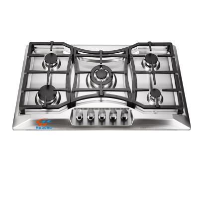 China Household 5 Sabaf Burners Built In Gas Cooktop 90cm Length LPG Gas Hob For Kitchen Appliance for sale