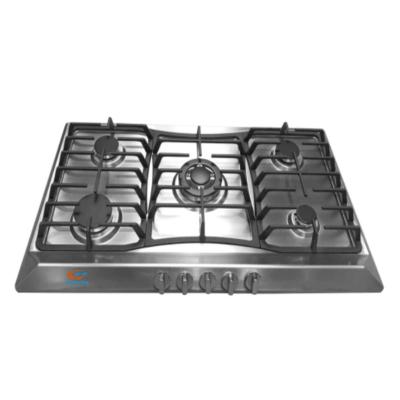 China Built-in Household Installation 5 Burners Gas Stove / Gas Hob / Gas Cooker for sale