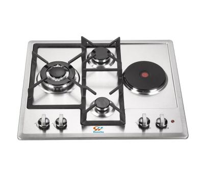 China Stainless Steel Multiple Kitchen Appliances Gas Hob+Electric Hob for sale