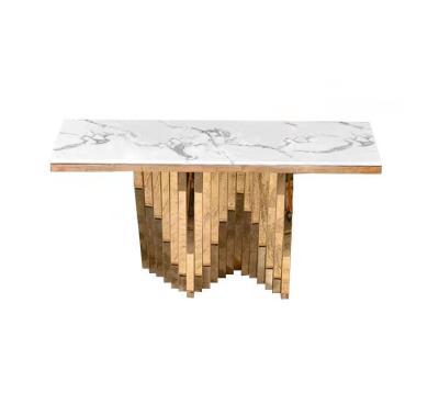 China Modern minimalist luxury simple console table home against the wall marble creative office decorative cabinet for sale