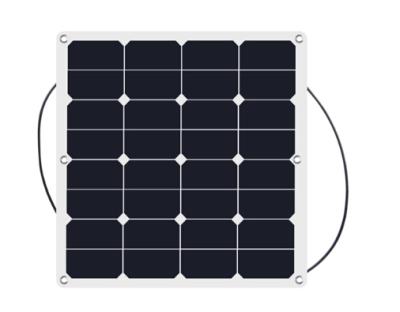 China sunpower 50W flexible solar panel high power solar panel portable charger for JT camping HL-ETFE50With for sale