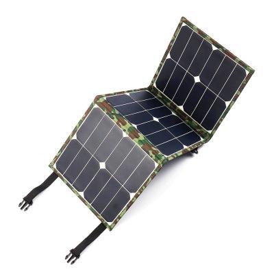 China Fast Charging Support 40w Sunpower Mobile Phone Power Bank UPS Solar Panel Charger Portable Folding Bag for sale