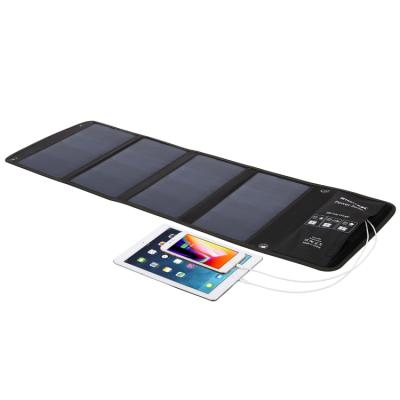 China 28w Portable Folding Solar Fast Charger Battery Charger Usb Fast Charger In 850*280*10mm Ultra-fast for sale