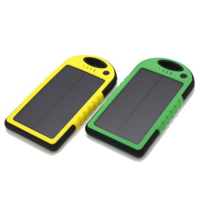 China Support 10000mah 8000mAh Fast Solar Mobile Charger Charging Waterproof Solar Power Bank Outdoor with 3 Output for sale