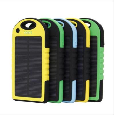 China Fast Portable Power Bank Solar Power Bank Solar Mobile Battery Pack Solar Power Support Charging Charger for sale