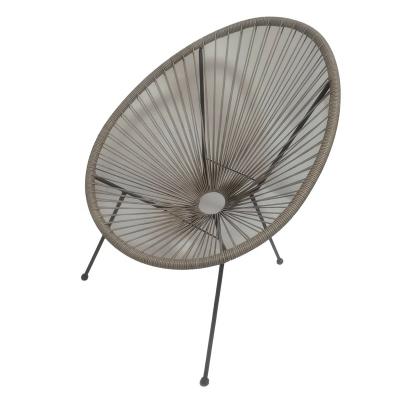 China Latest Modern Design Indoor Outdoor Metal Frame Garden Furniture Acapulco Egg Chair for sale