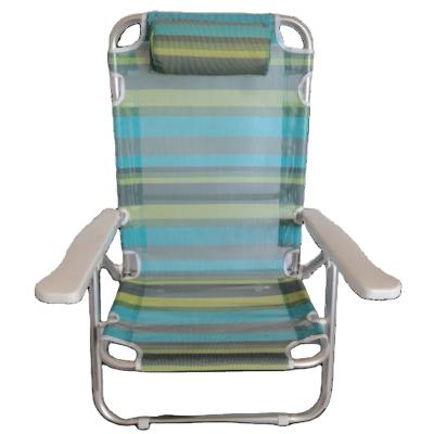 China Factory direct sale easy folding outdoor light weight aluminum lightweight beach chair for sale