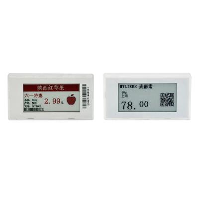 China ABS 2.9inch e-ink label e-paper for namepalte 4.2inch electronic shelf label eel for conference room for sale