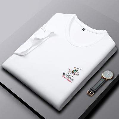 China Thick Casual T-shirt QUICK DRY Logo Plain Blank Printing Embroidery Custom Embossed High Quality Men's Shirts2022 for sale