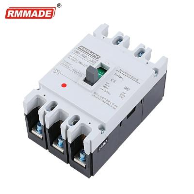 China MCCB CM-1 CDM1 NM1-250A/3P 3300 Molded Case Circuit Breaker Air Switch Overload Protector OEM ODM RMM1 for sale