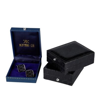 China Simple Custom Cufflinks Jewelry Gift Packaging Box for sale