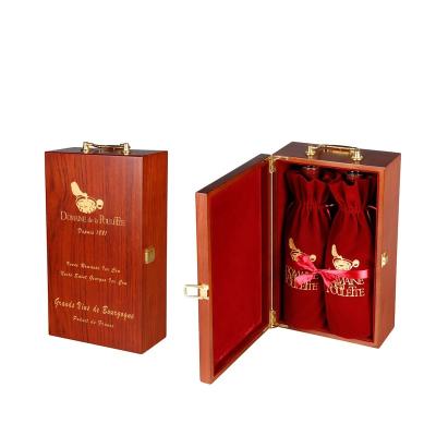 China New Arrival Simple Design Large Capacity Box Handmade Solid Wooden Liquor Drink For Wine Bottles With Switch for sale