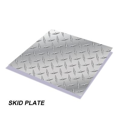 China Automobile Frame Use Plate 1mm To 10mm Diamond Pattern Anti-Skid 304 316 316L Checkered Stainless Steel Floor Sheet / Plate Price Per Kg for sale