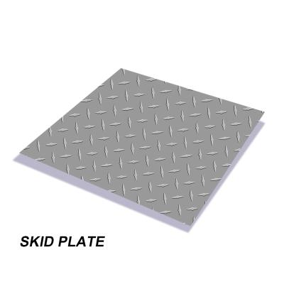 China Automobile Frame Use Plate SS304 316 Stainless Steel Checkered Sheets Plates Anti Skid 304 Stainless Steel Bowl Clip for sale