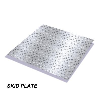 China HL 304 stainless steel posco use plate frame checkered plate sheet automobile embossed stainless steel sheet 4X8 ft for anti-slip at the top for sale