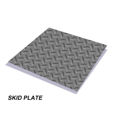 China Automobile Frame Use Plate ASTM 304 Stainless Steel Skid Plate Pattern Embossed Sheet / Checkered Sheet for sale