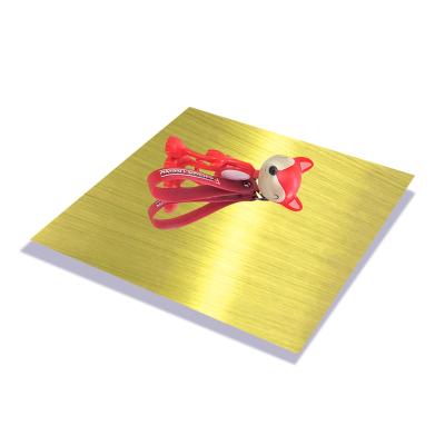 China Titanium Construction 304 Hairline Gold Finish Gold Color Afp Coated Stainless Steel Sheet Stainless Steel Plate for sale