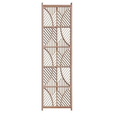 China New Classic / Postmodern Gold Metal Room Divider Stainless Steel Hanging Screen Partition for sale