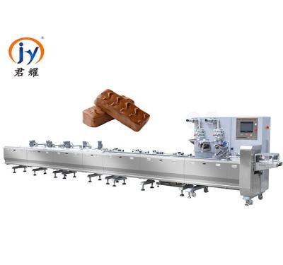 China Automatic Feeding Food Chocolate Bar Pillow Packing Machine for sale