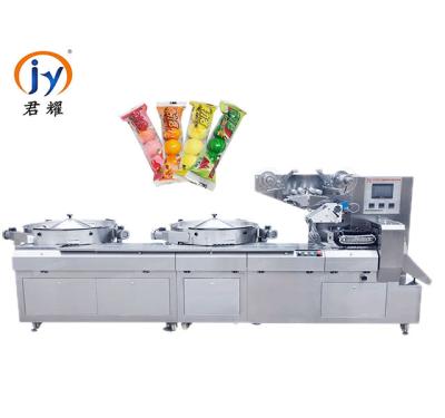 China Automatic Food Double-Feed Plate Candy Pillow Packing Machine for sale