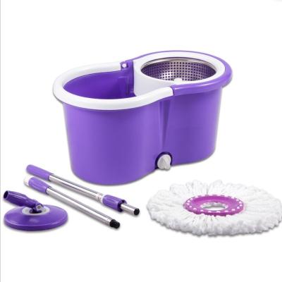 China Sustainable Wholesale Free Cleaning 360 Spins Rotary Floor Mop Hand Magic With Bucket In Pedal Microfiber Mop for sale