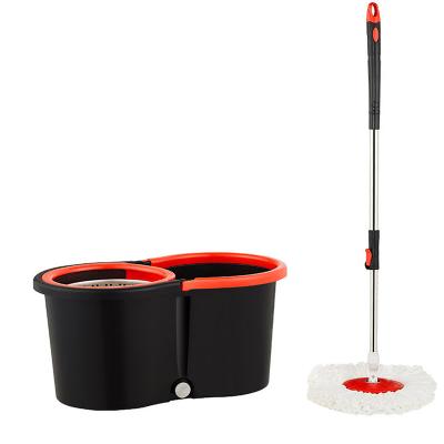 China Wholesale Microfiber 360 Floor Spinning Mop Magic Easy Rotating Mop Bucket Rolling Hands Free Set Viable for sale