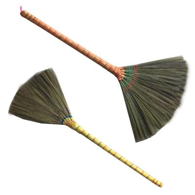 China eco-friendly grass sweeps eco-friendly raw material china wholesale manufacturer for household grass broom for sale