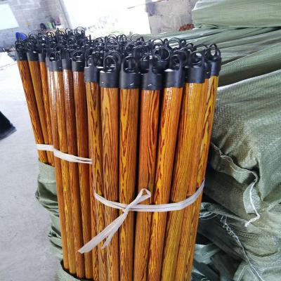 China Lobby Factory Direct Sales Cleaning Tools Use PVC Coated Headless Broom Wooden Handle for sale