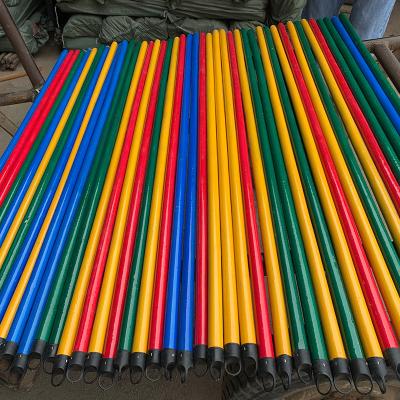 China Lobby 110cm 120cm 150cm 180cm Length Size Custom PVC Coated Wooden Handle Extra Long Broom for sale