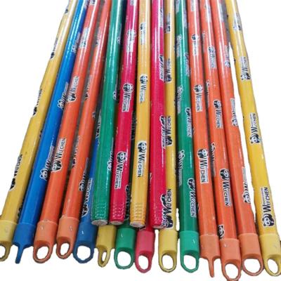 China 2021 Wholesale Home Factory Wooden Sticks Manufacturers PVC Coated Wooden Broom Handle Broom Stick for sale