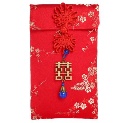 China 2020 New Year Vintage Style Design Fashionable New Year Style Design Recyclable Chinese Red Gift Envelopes For Wedding Christmas New Year for sale