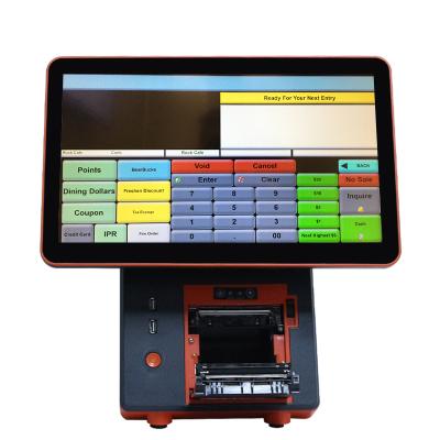 Китай POS System Wholesale 15.6 Inch All In One POS PC With Built In 80mm Thermal Printer продается