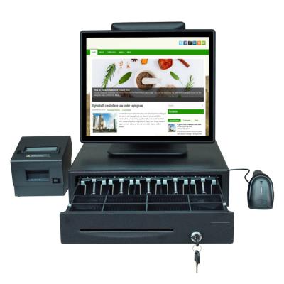 Китай Hotels/restaurant/retail store ect Win10 POS system with 17 inch touch screen POS cash register продается