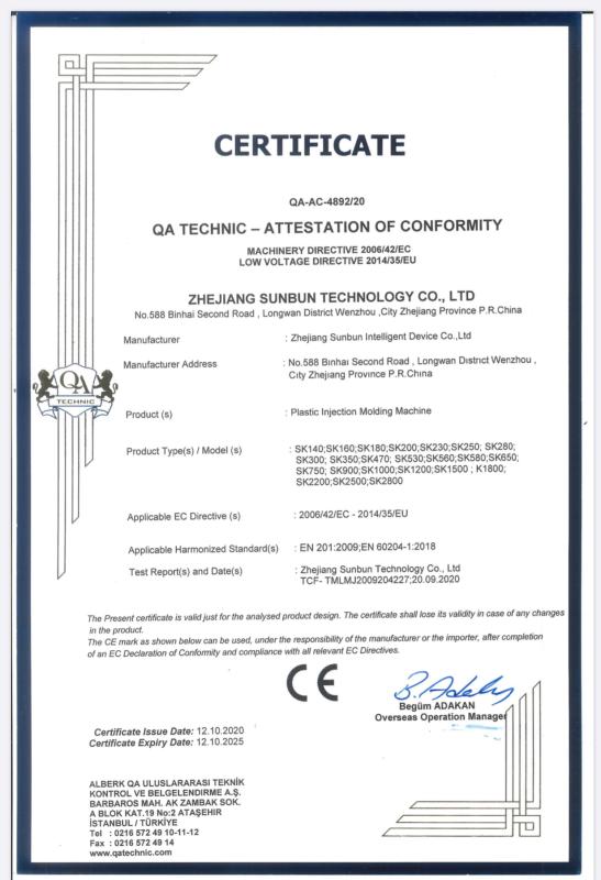 CE - Hangzhou Mingsu Electromechanical Equipment Co., Ltd.