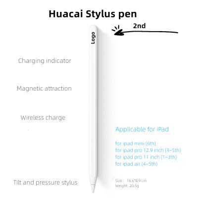 China Universal Active Tablet Smart Pencil Touch Drawing Stylus Pen Wireless Billing Apple iPad Pencil 2nd for sale