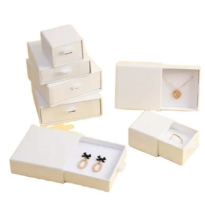 China Recycled Materials Jewelry Packaging Paper Box Gift Display Boxes Cardboard Drawer Perfumes Gift Boxes for sale