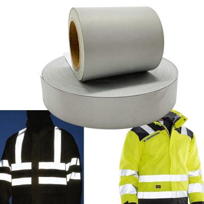 China 100% Cotton High Temperature Reflective Fabric Tape Lightweight Flame Retardant Resistance Tape For Assembly Gear for sale