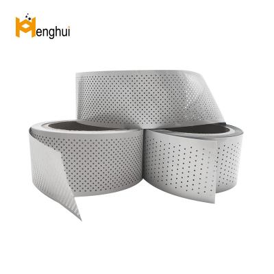 China Hot Selling OEM High Visibility Tearable Perforated Reflective Heat Transfer Vinyl Self Adhesive Tape For Workwear for sale