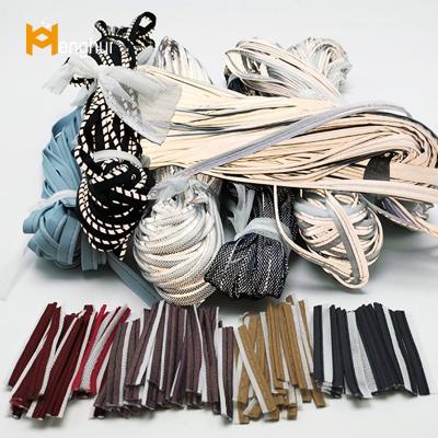 China Sewable EN20471 100% Polyester Silver Color Reflective Tubing For Garment for sale