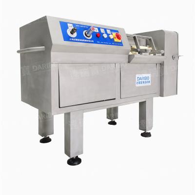 China Hotels Labor Saving Industrial Mutton Beef Block Dicing Cutter / Frozen Poultry Cube Cutting Machine for sale