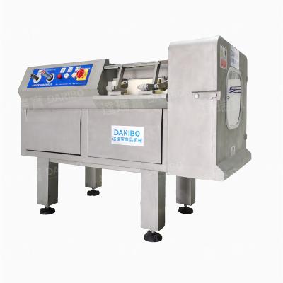 China Hotels Electric Industrial Meat Dicer / Carved Frozen Meat Cutting Machine for sale