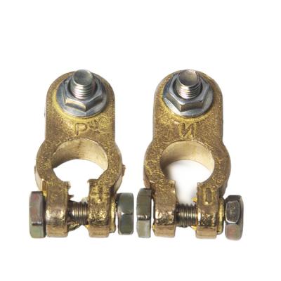 China Quick Terminal Connectors Battery Disassembly Battery Terminal Assembly Car Battery Terminal Copper Pure Copper Clamp Clips Brass Connector for sale