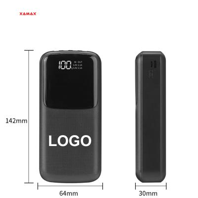 China Intelligent universal quick charge 20 000 mAh high capacity fast charging support power bank built in cable for sale