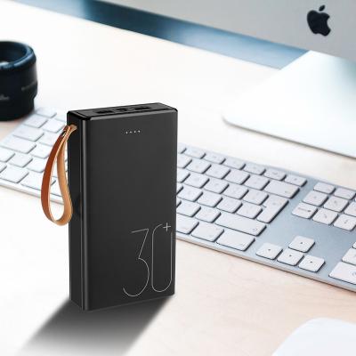 China Quick Charge Support Guangdong Customize logo multifunctional powerbank flashlight 30000mah power bank camping for sale