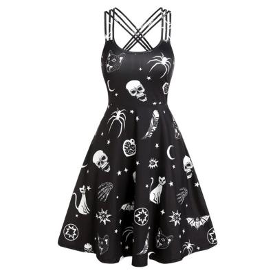 China Newest Fashion Print Summer Custom Made Anti-Wrinkle Dress High Quality Slim Fit Women's Mini Sexy Dress trend for sale