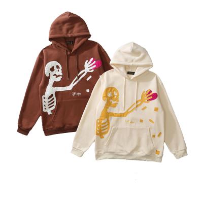 China Custom Print Oversize Hoodie Fashion Anti-wrinkle Spring Ladies Casual 100% Cotton Patchwork Pullover Hoodies for sale